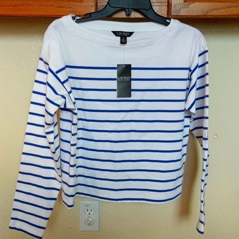 Lauren Ralph Lauren cotton top size s new with tag